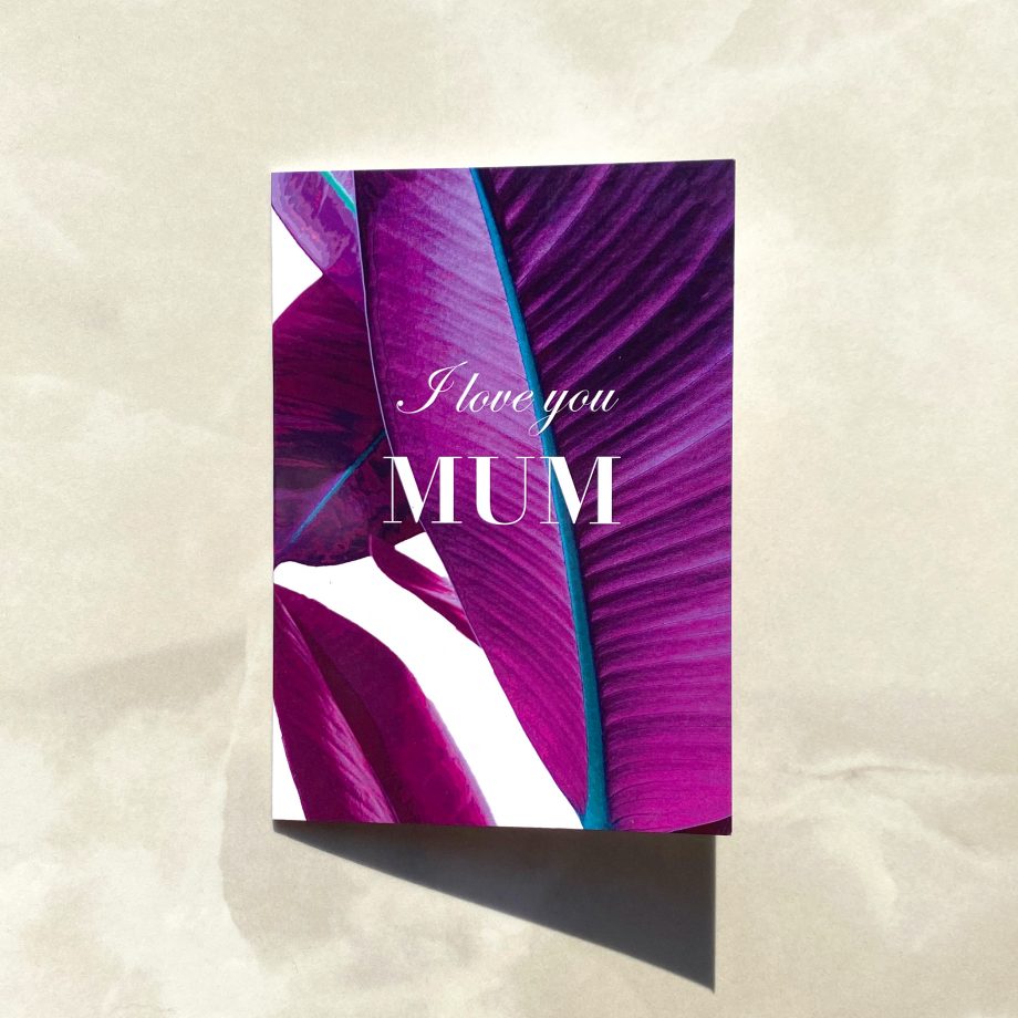 I Love You Mum Greeting Card