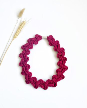 The Lily Necklace - Vegan Cotton Necklace - Gifts for women