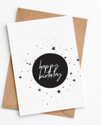 Starburst Birthday Card