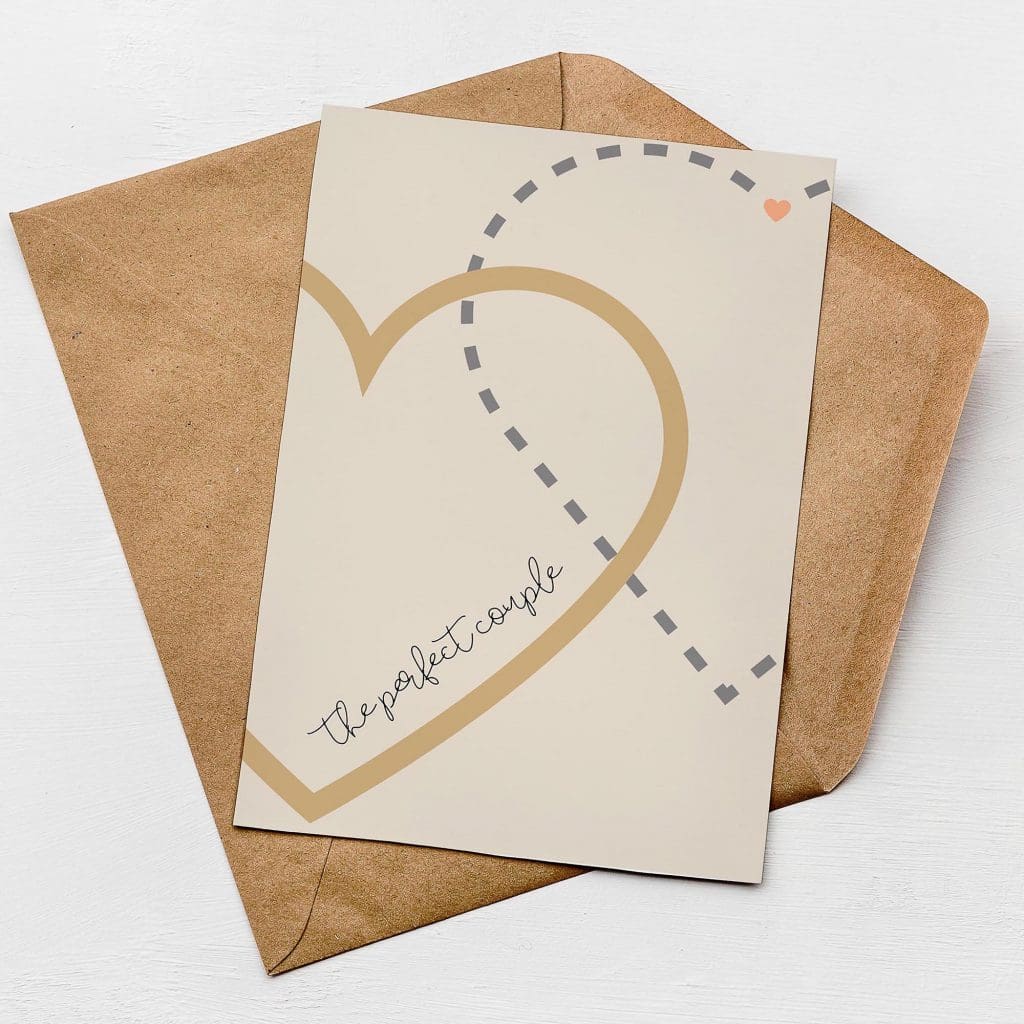 The happy couple card. Wedding Gift Ideas 