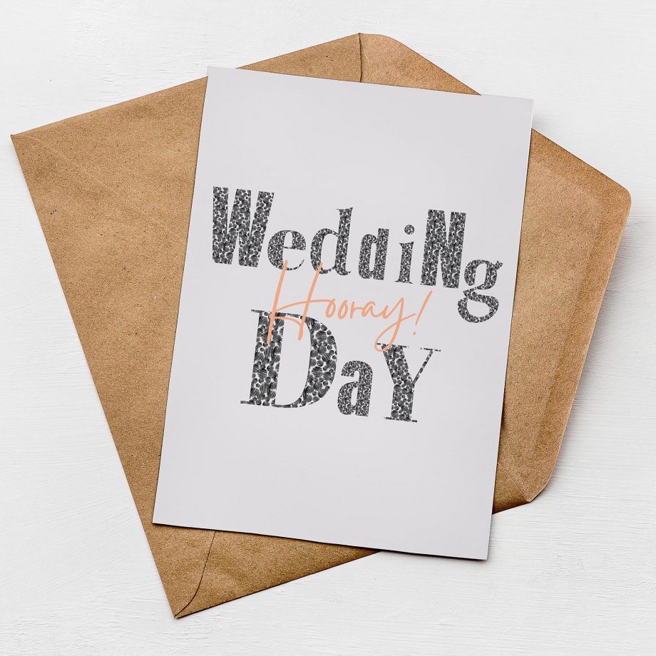 Wedding Day Hooray Card