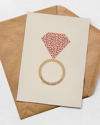 Ring Engagement Card
