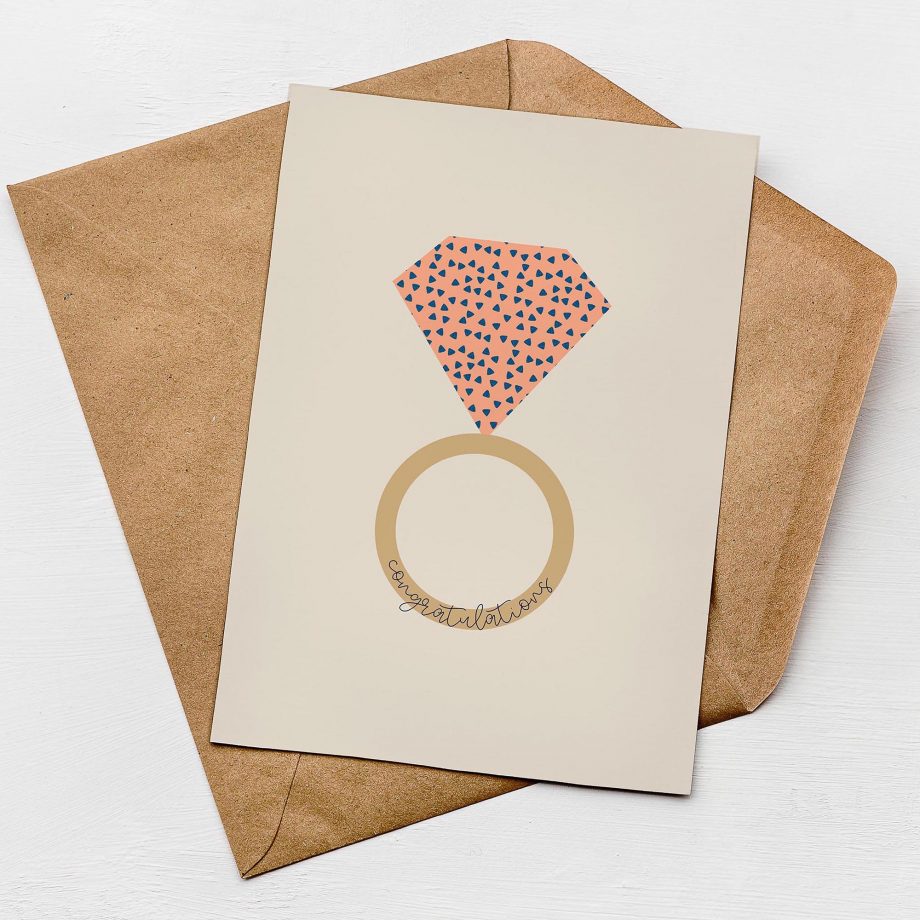 Ring Engagement Card