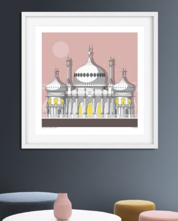 Brighton Royal Pavilion Sun Print