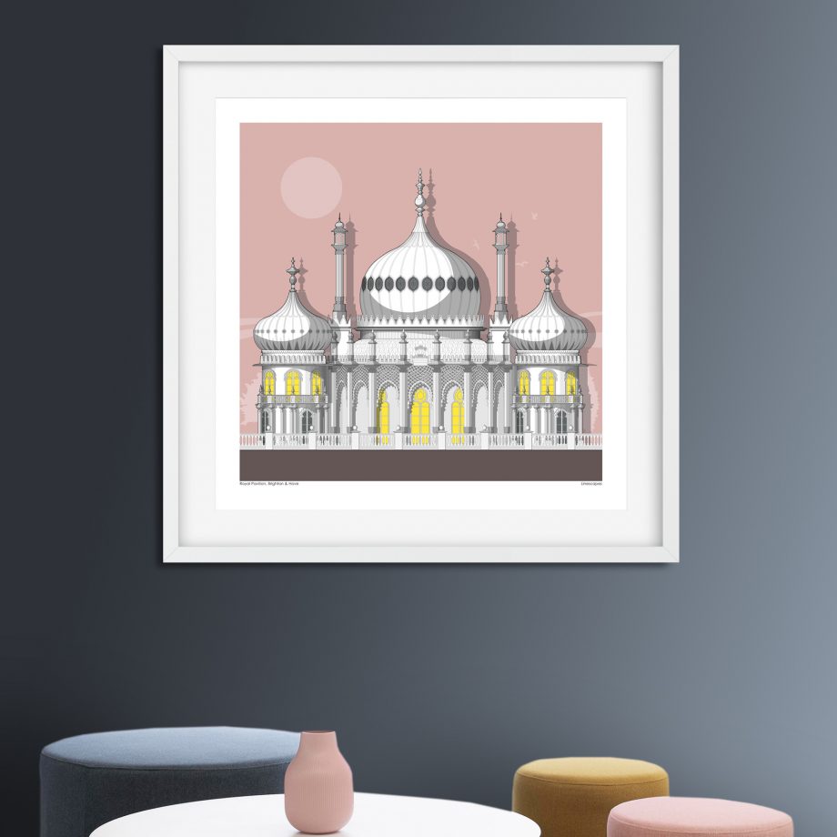 Brighton Royal Pavilion Sun Print