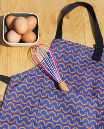 Rainbow Stripe Unisex Older Child Apron (6-12years)