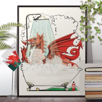 Welsh Dragon in the Bath