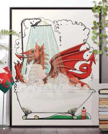 Welsh Dragon in the Bath