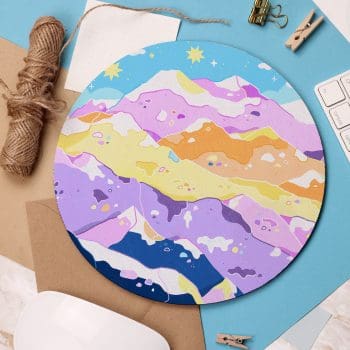 Pastel Landscape Mouse Pad