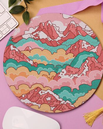Rainbow Mountains' Mouse Pad