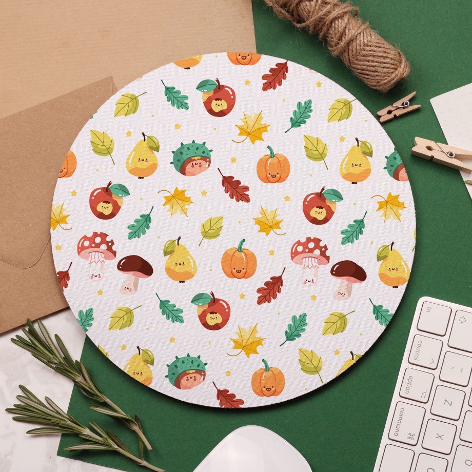 Fall Friends Mouse Pad