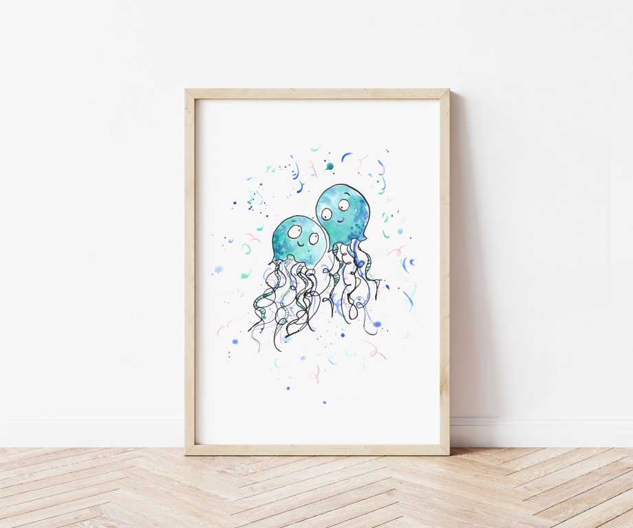 jelly fish- Art Print