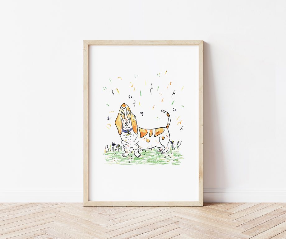 Basset Hound - Art Print