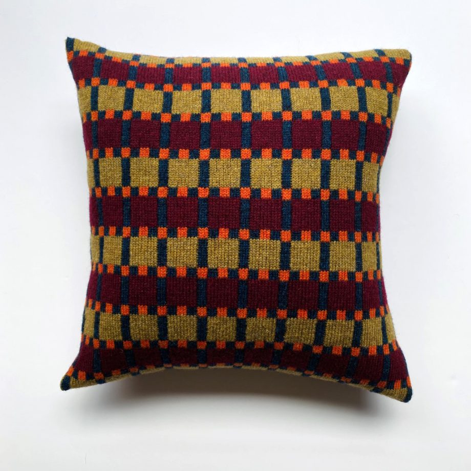 Autumnal Cushion 100% Lambswool