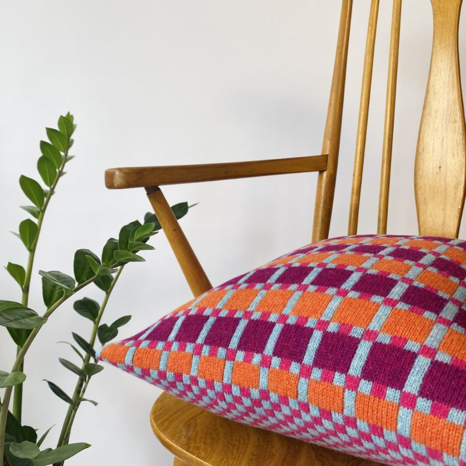 Shiraz Bright Cushion - 100% Lambswool