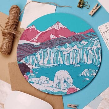 Arctic Polar Bears Mouse Pad