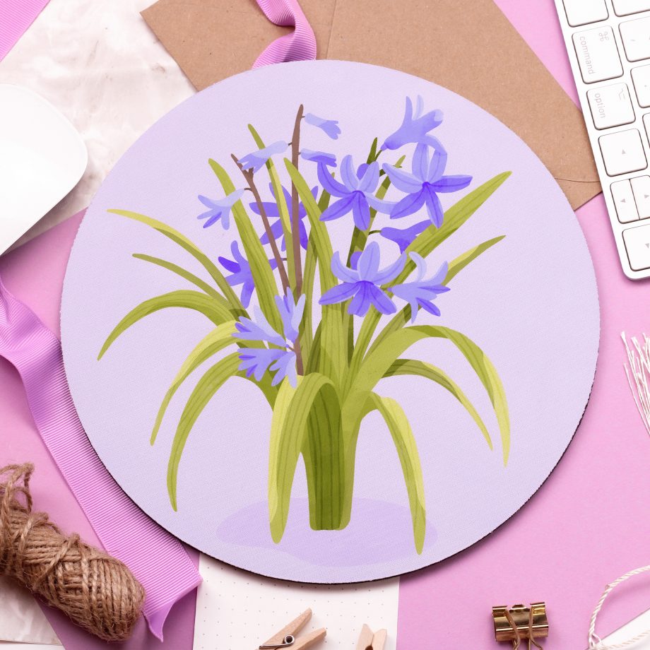 Hyacinth Mouse Pad