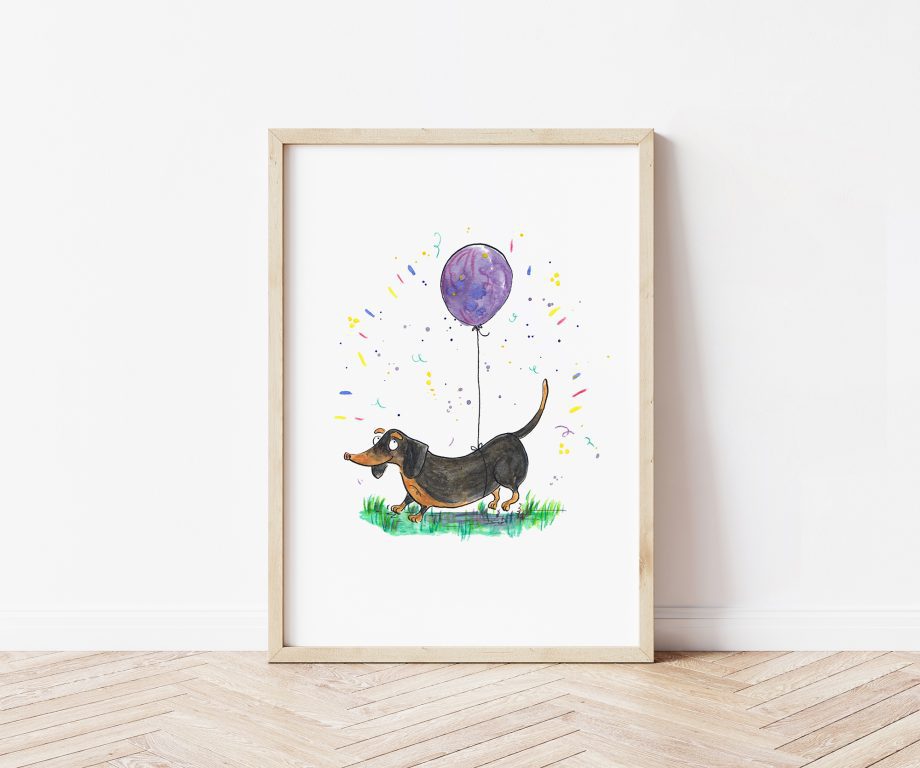 Sausage Dog - Art Print