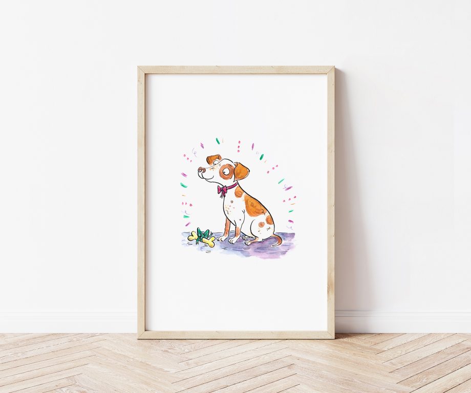 Terrier Dog - Art Print