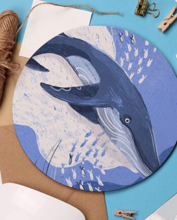 Urban Makers Blue Whale Mouse Pad