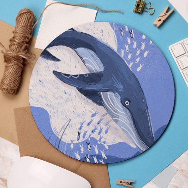 Urban Makers Blue Whale Mouse Pad