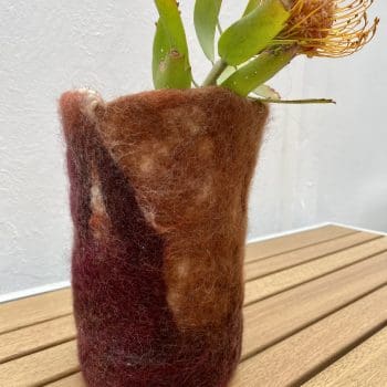 Earth, Felt Vase and Pot Cover