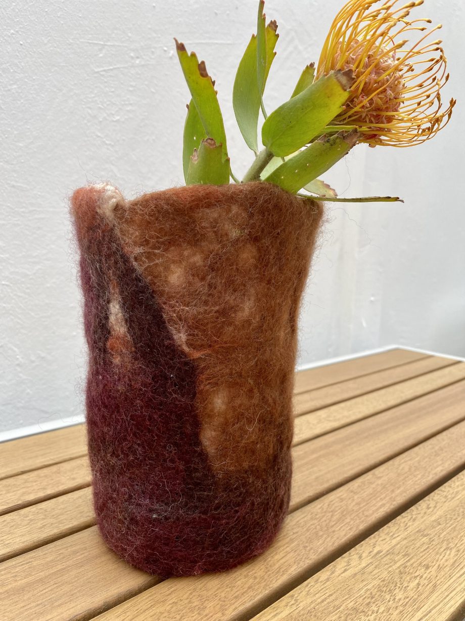 Earth, Felt Vase and Pot Cover