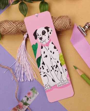 Dalmatian Aluminium Bookmark, Dog Book Gift