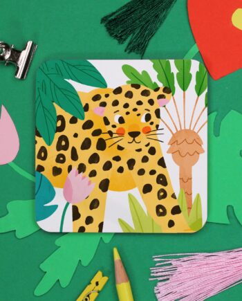 Leopard Coaster