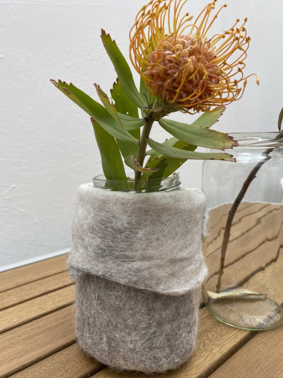 Stone, Felt Vase and Pot Cover