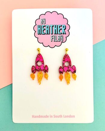 rocket earrings