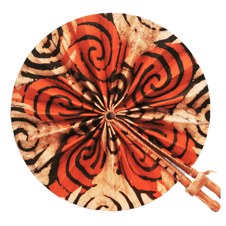 Foldable Ankara African Print Fan