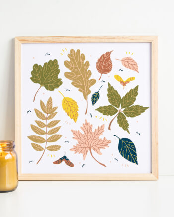 Autumn Leaves Art Print