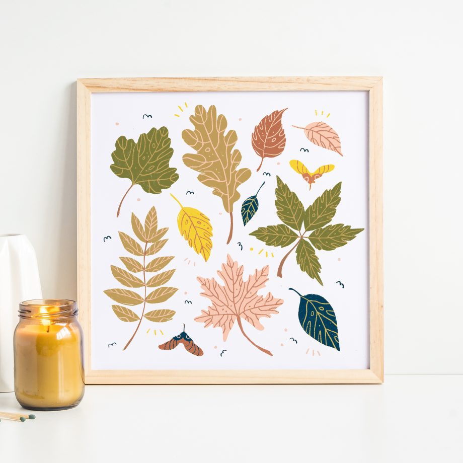 Autumn Leaves Art Print