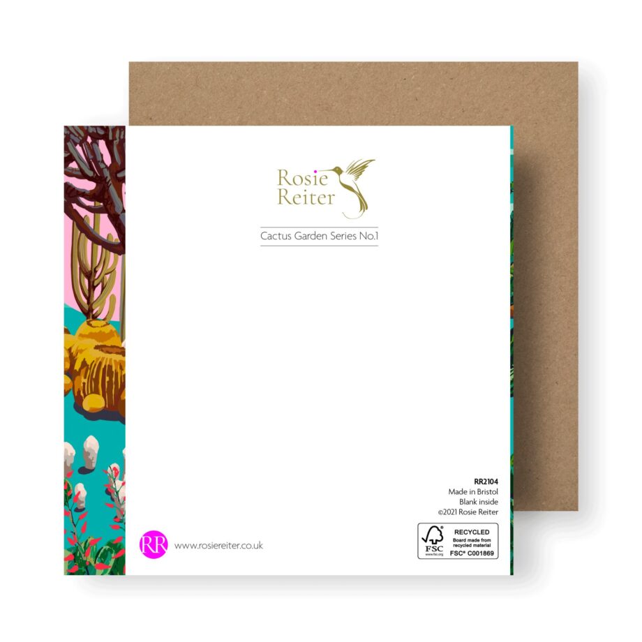 ‘Cactus Garden’ Sustainable Greeting Card