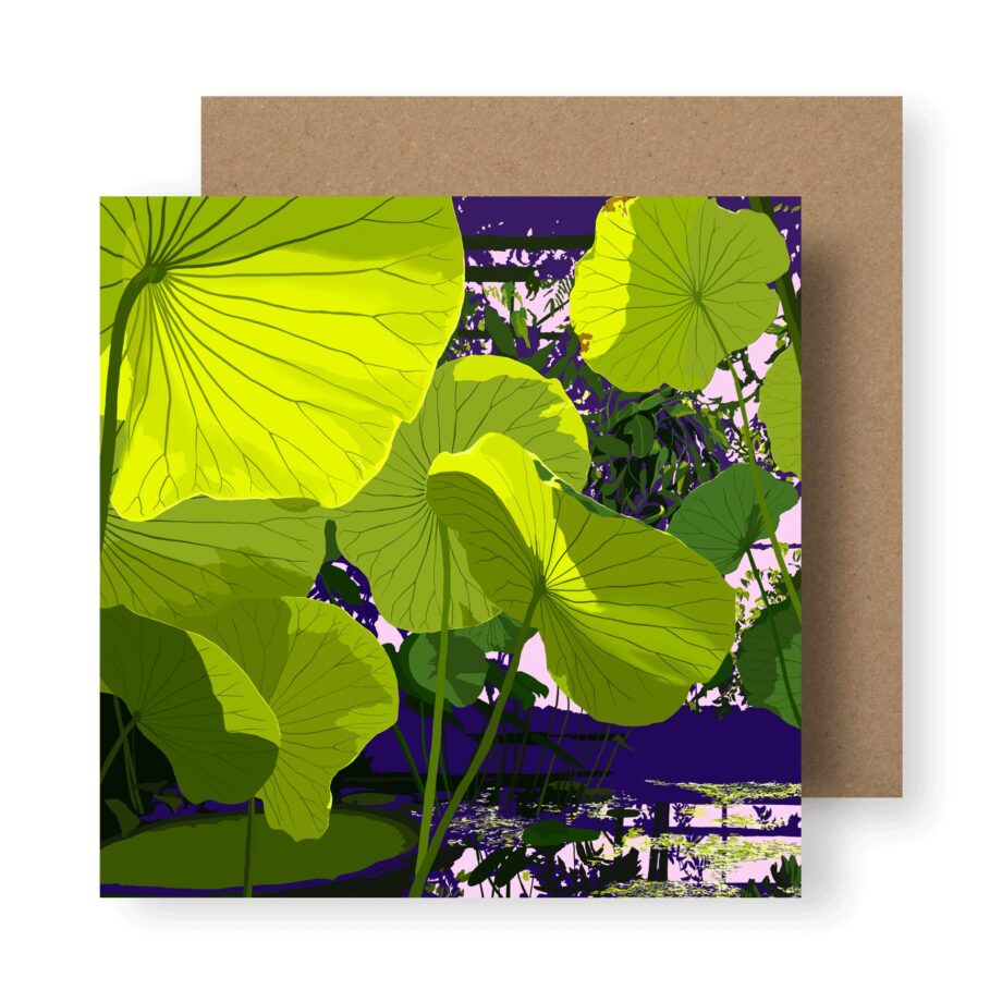 Set of 6 Sustainable nature Themed Greeting Cards