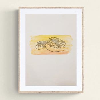 Crumpet screen print second edition