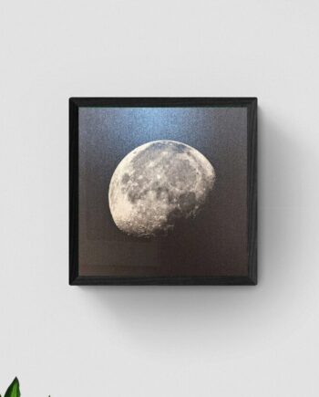 Moonshine - Blue pearlised paper Screen print
