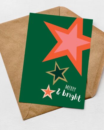 Merry and Bright Christmas Card