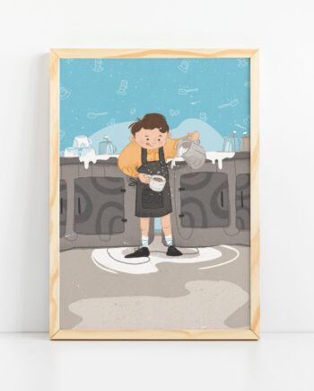 Barista Art Print Coffee Lover