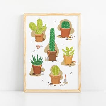 Succulents Art Print