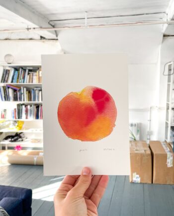 Peach - Art print