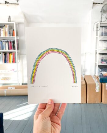 Look it's a rainbow - Art print