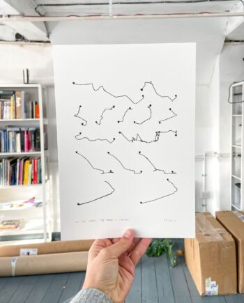 All the Ubers I've taken in Nairobi - Art print