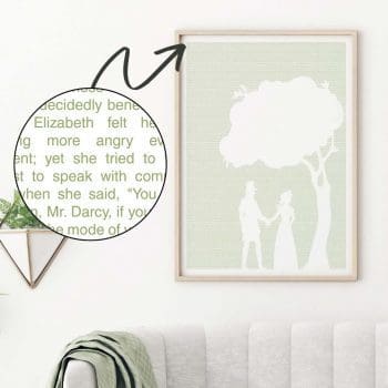 pride and prejudice art print