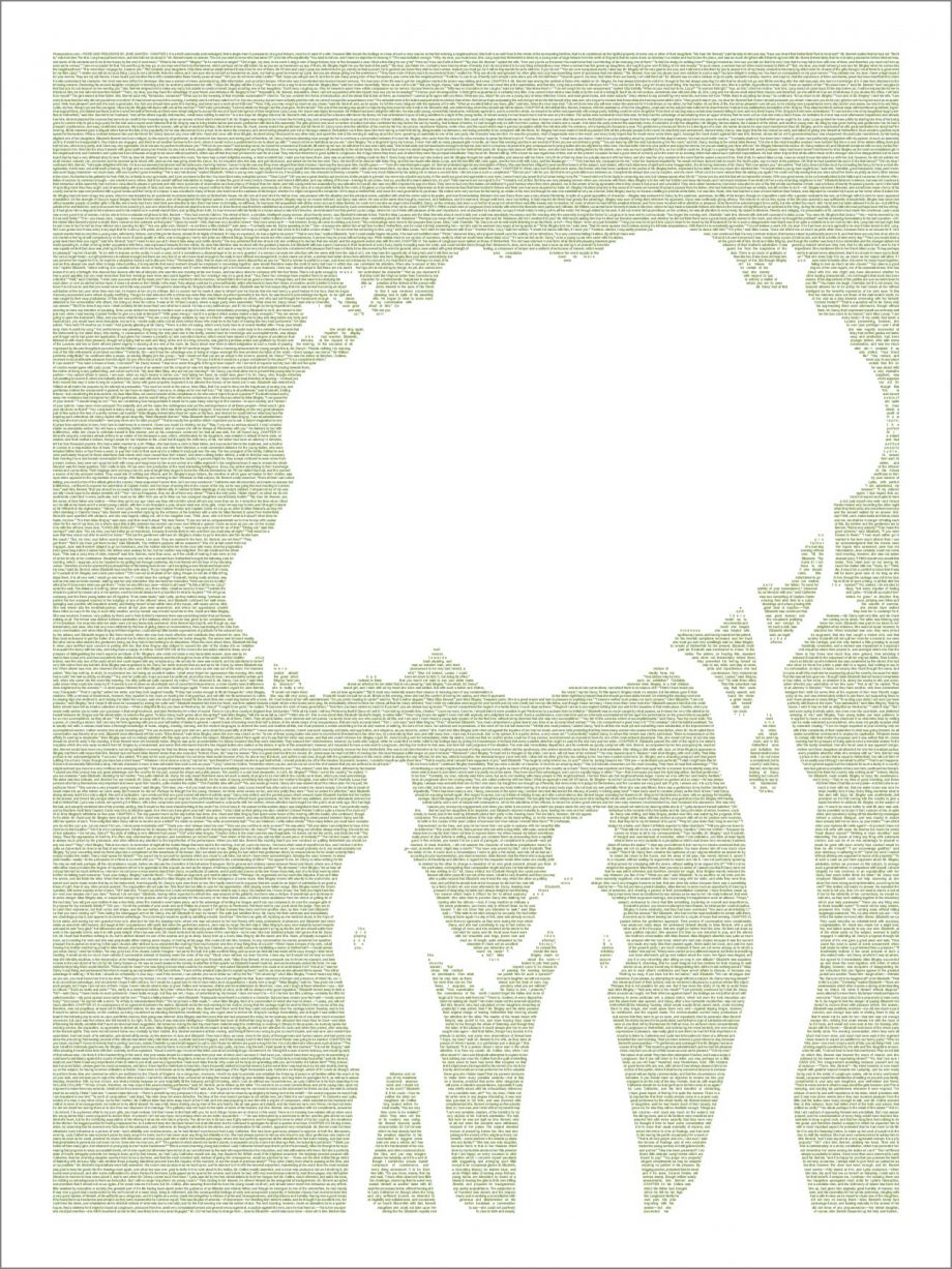 pride and prejudice wall art, art print, wall poster