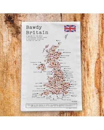 Bawdy Britain Tea Towel