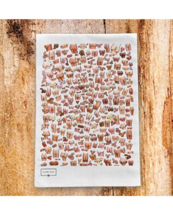 Boobs Bums and Willies cheeky Tea Towel