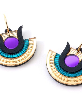 FORM071 HATHOR Hoops - Purple, Teal