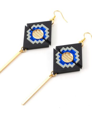 FORM074 KHUFU II Drop Earrings - Various Colours